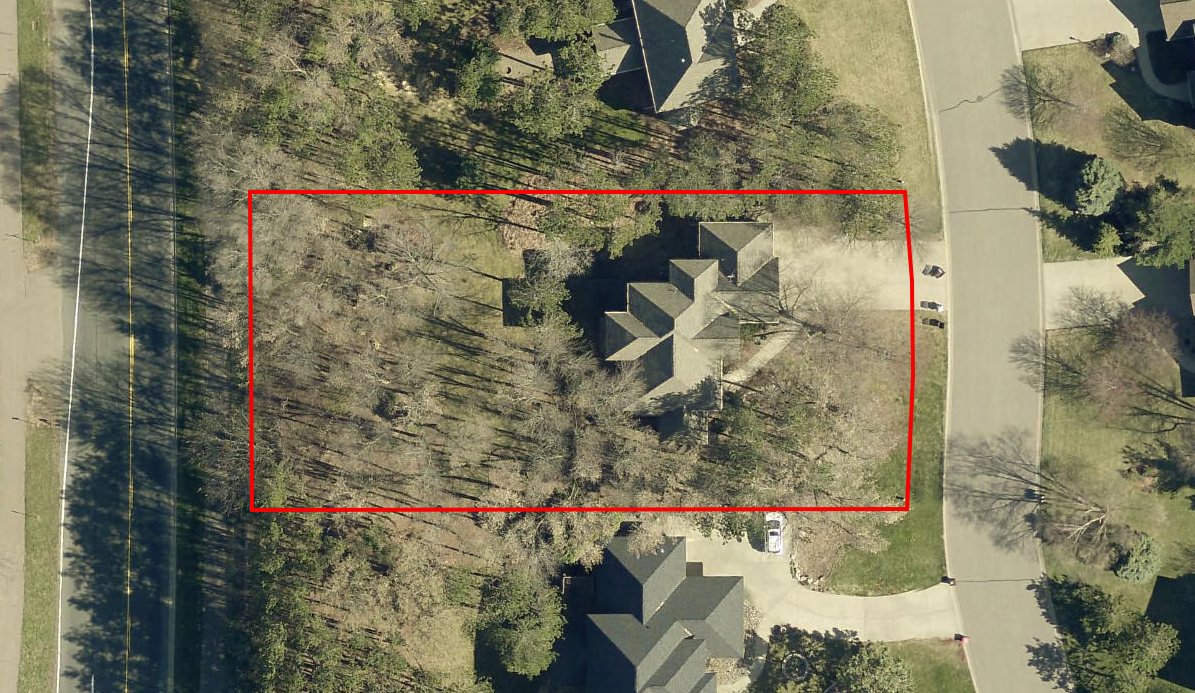 9001 Springwood Dr Aerial