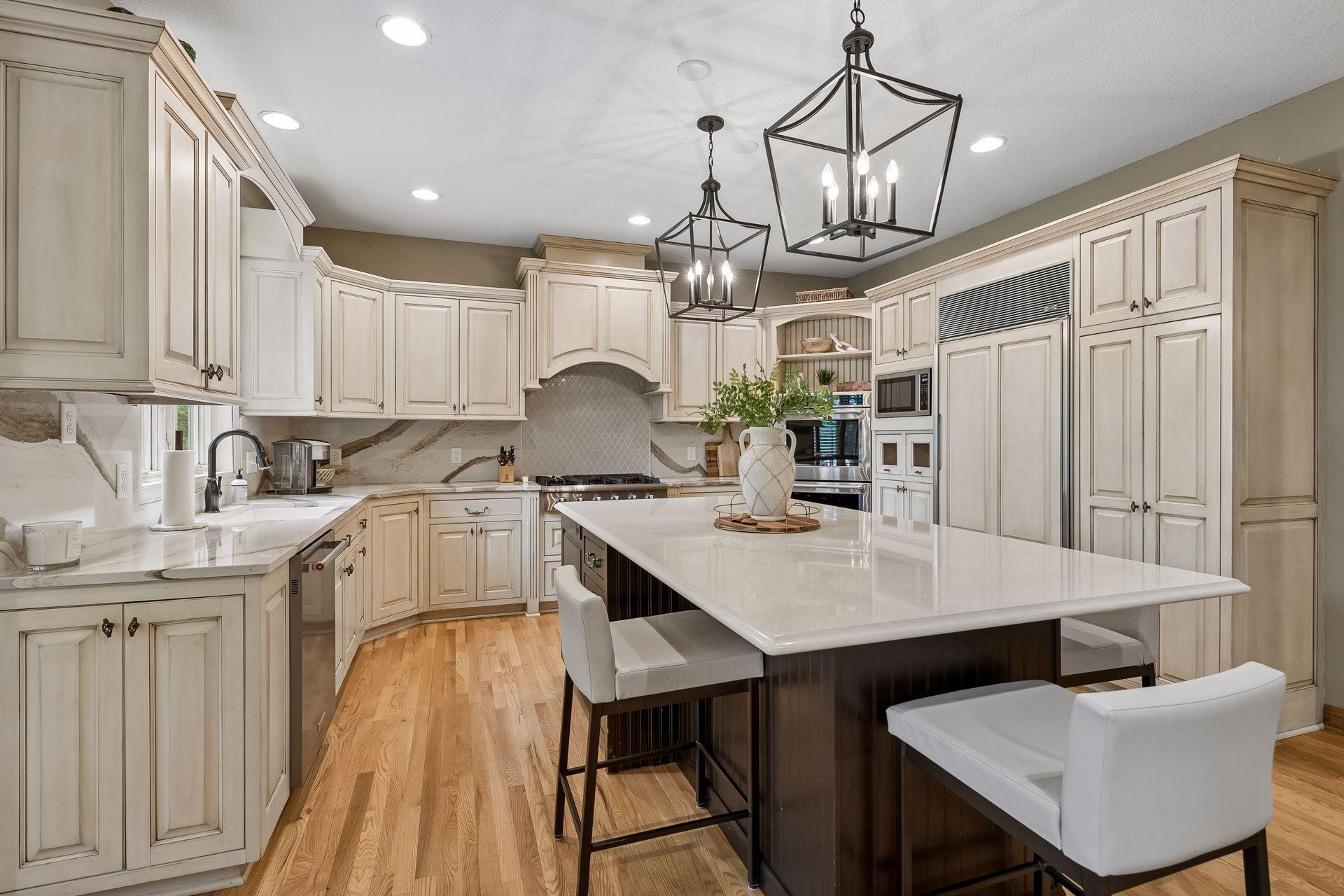 Ample cabinet space