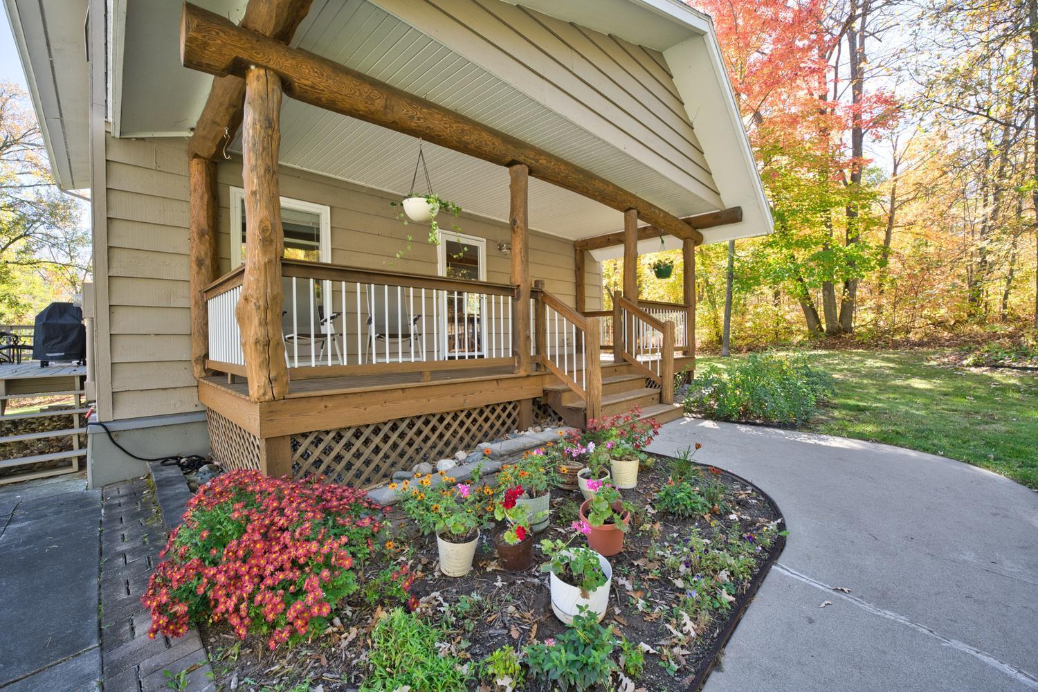 Covered front porch
