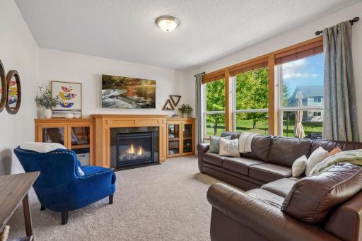 Main floor family room with new carpet throughout