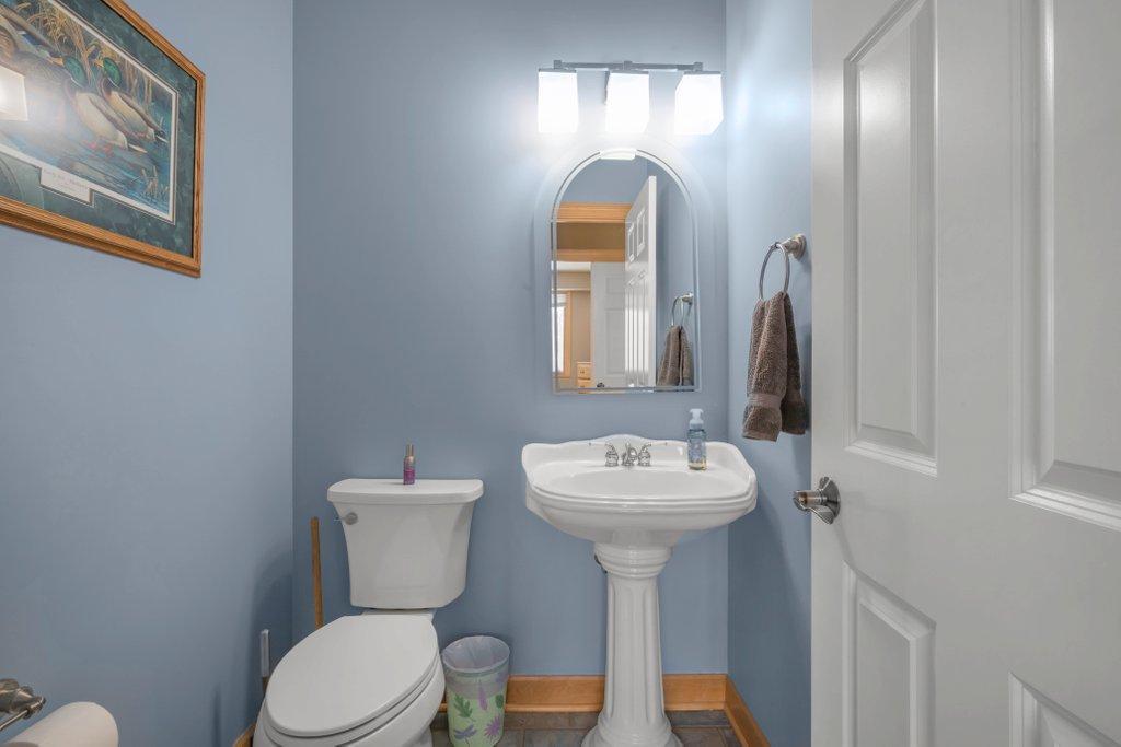 Main floor 1/2 bathroom.
