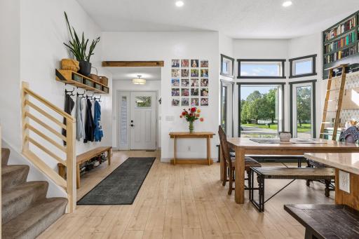 Large bay window sheds tons of natural light to the main floor!