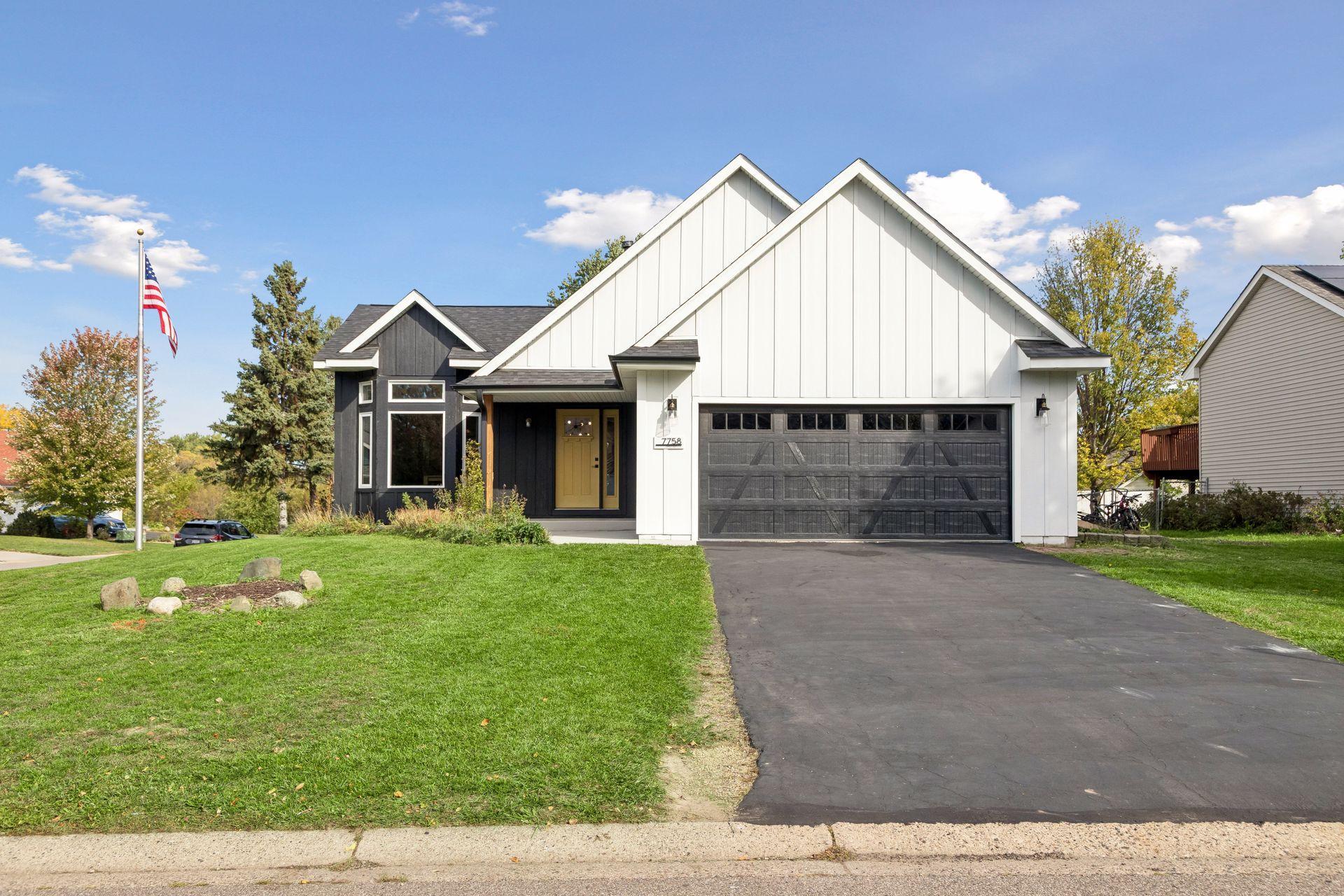 New premier garage door and siding