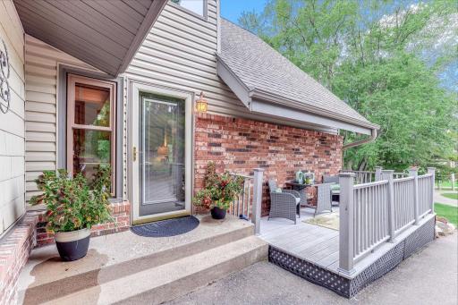 Front patio. Great Westerly sunset views