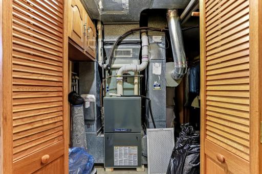 Furnace and A/C in great shape. Replaced about 10 years ago.