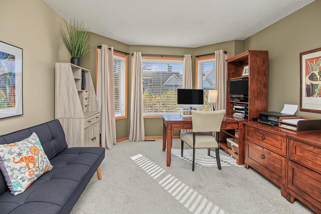 Bedroom two is generously sized, has great windows and a walk in closet!