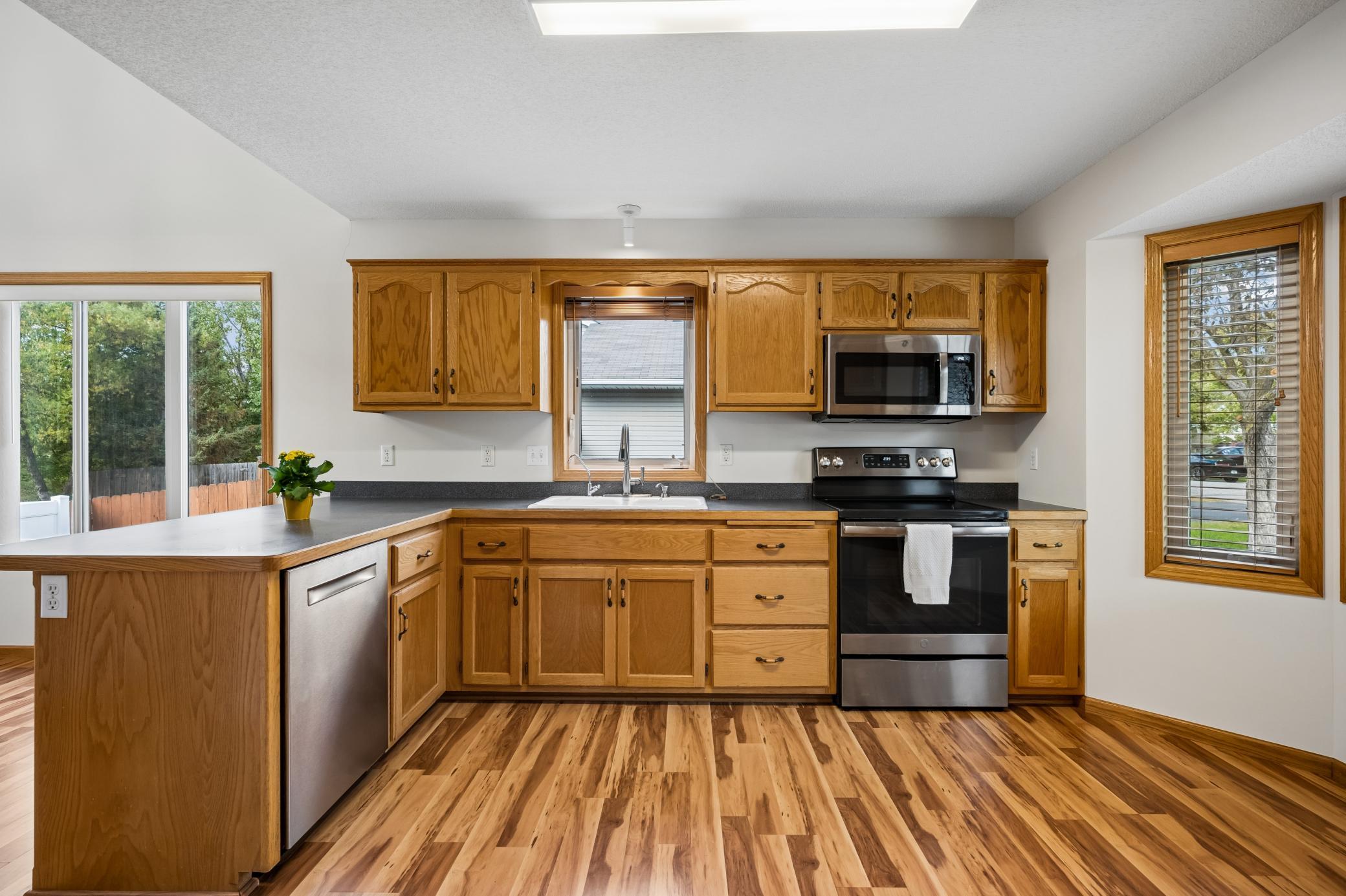 Eat in kitchen with breakfast table area.