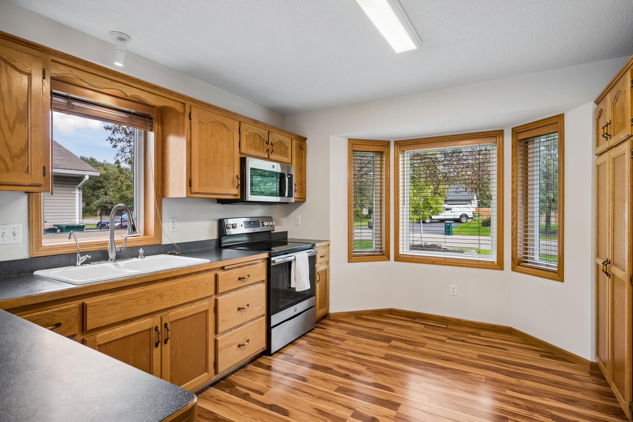 Built in pantry cupboards and lots of storage.