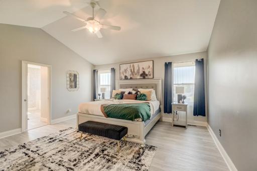 Retreat and unwind in the spacious primary suite designed for comfort and relaxation!