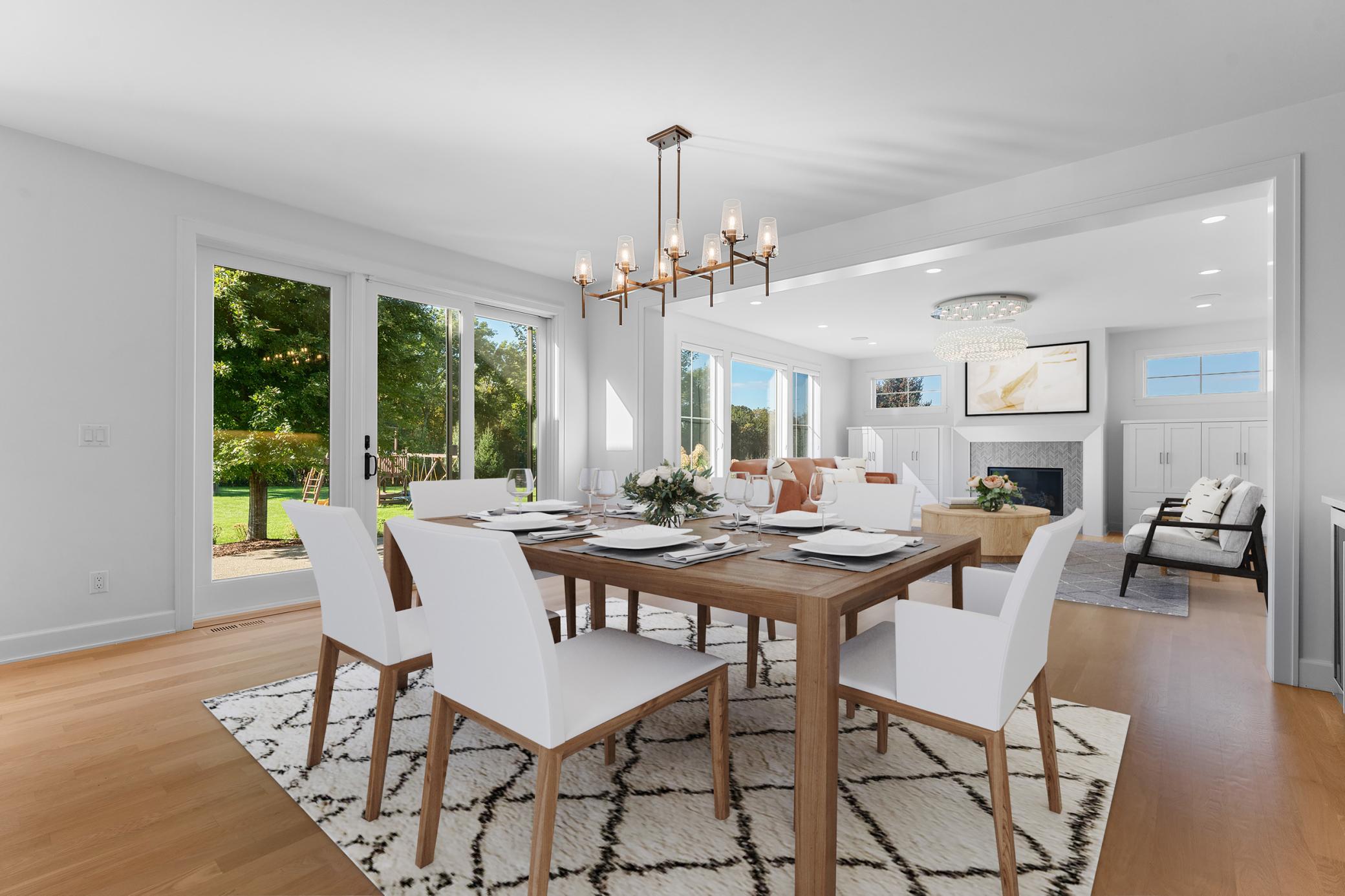 Dining Area-Virtually Staged