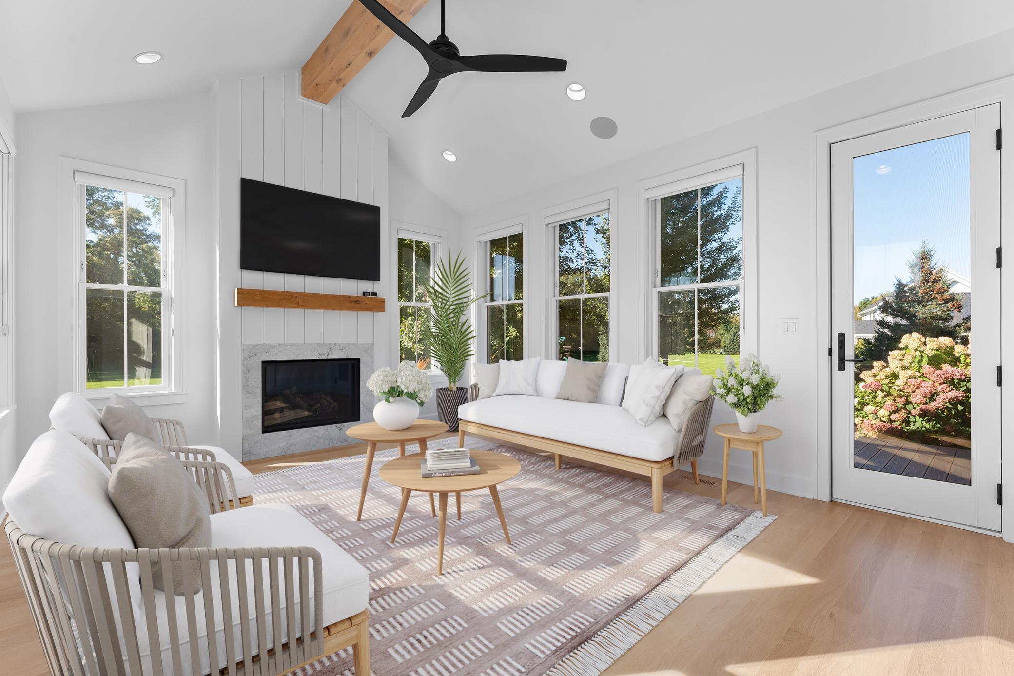 Sunroom-Virtually Staged
