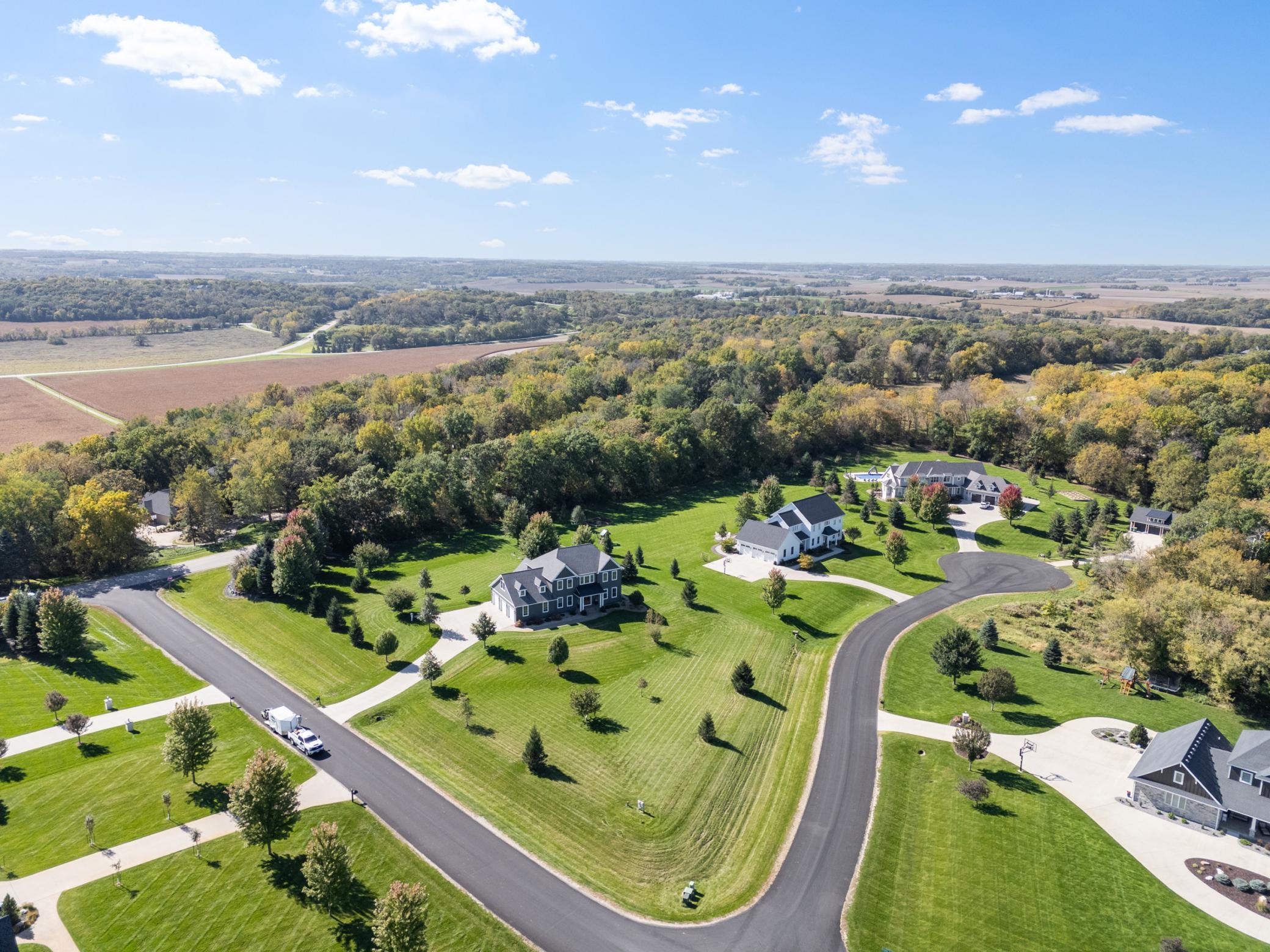Aerial View of Lilly Farm Setting