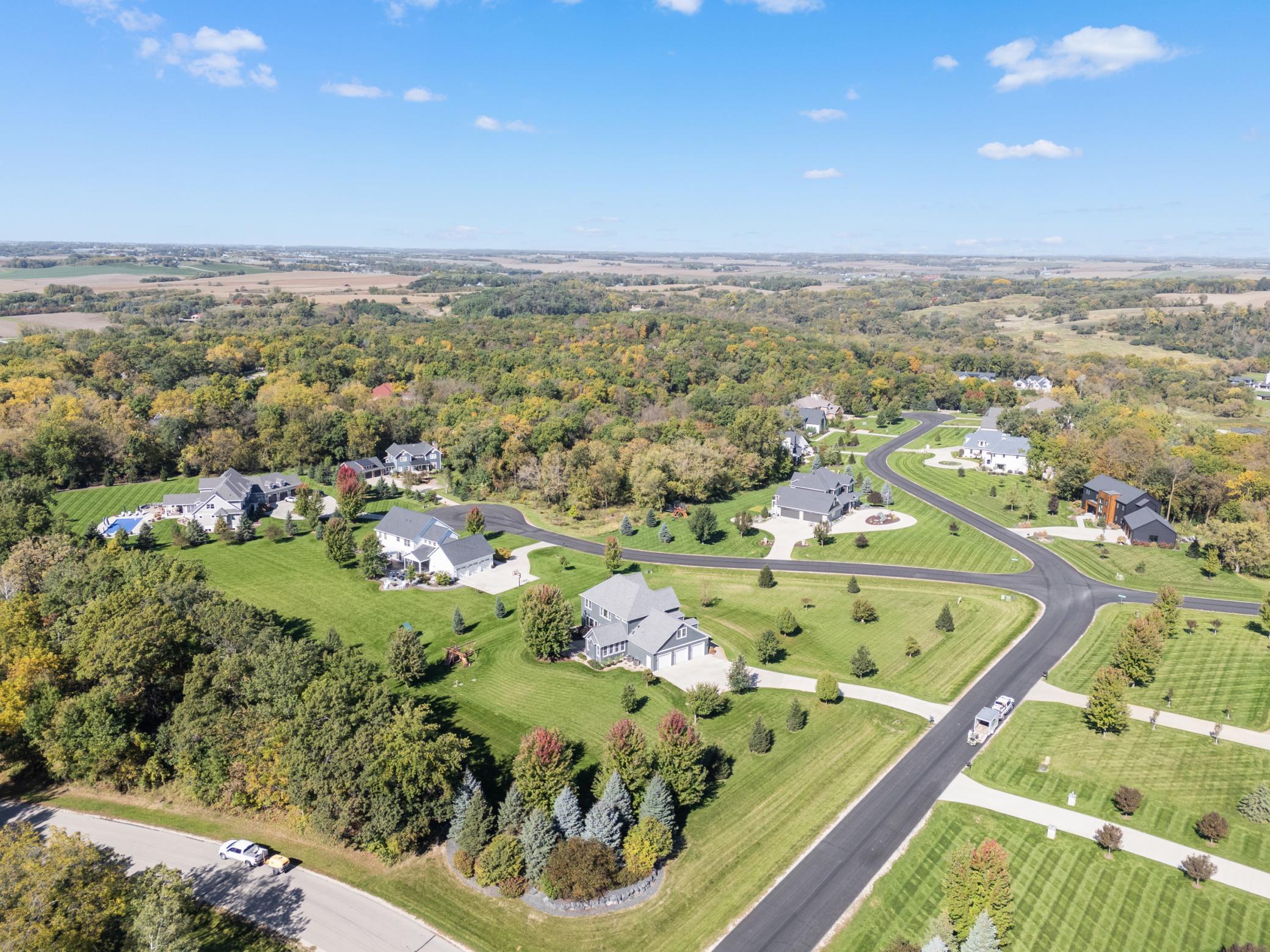 Aerial View of Home & Neighborhood