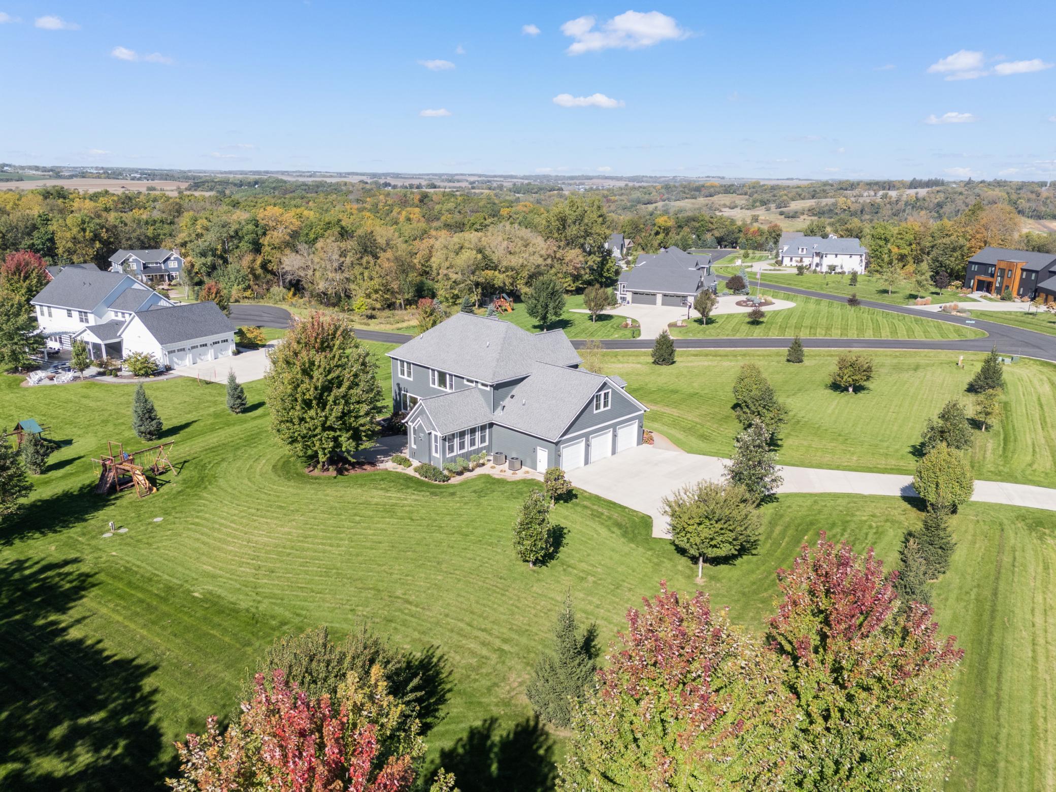 Aerial View of the 2.02 Acre Property