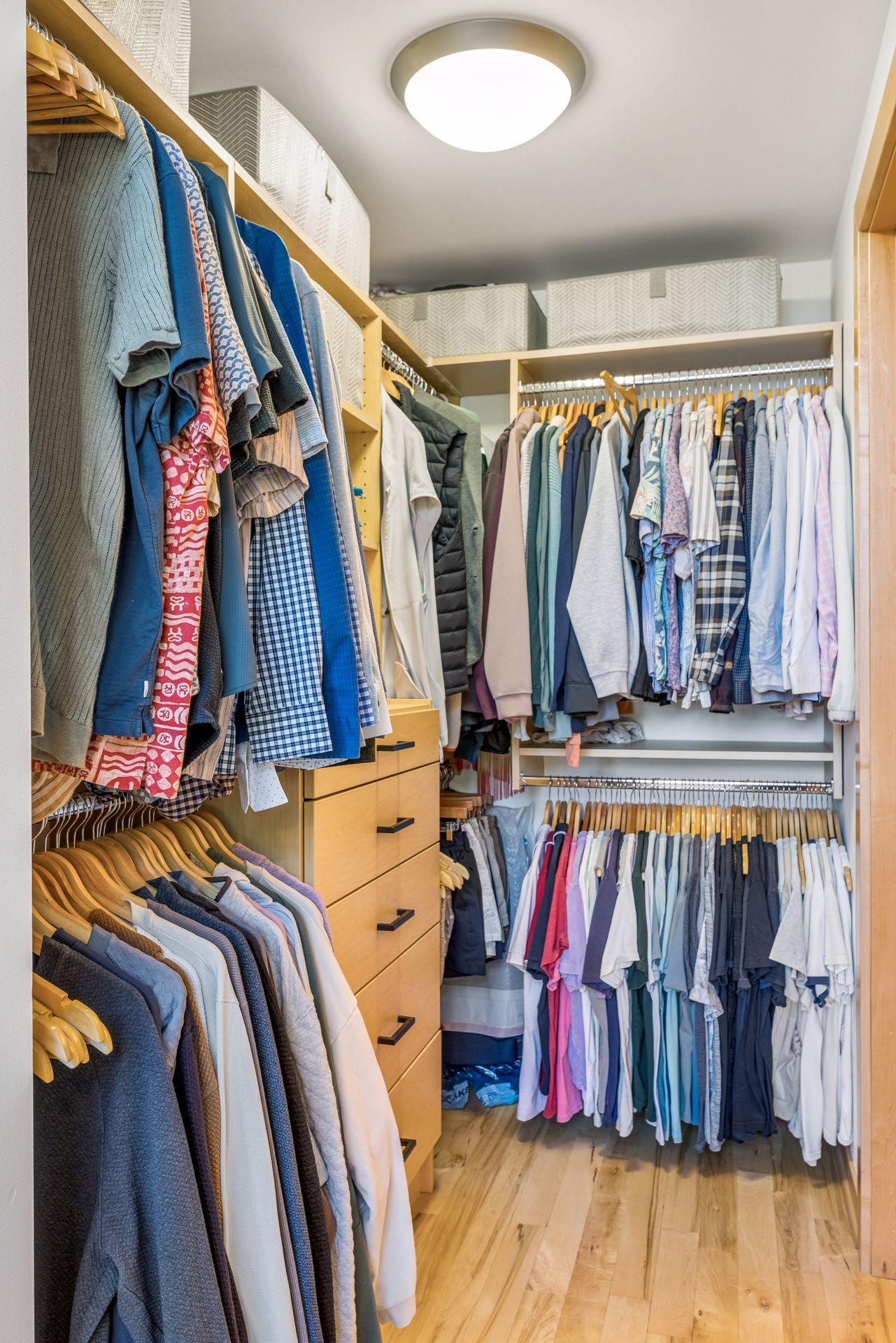 Primary closet