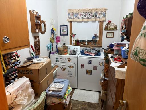 3rd Bedroom on main floor converted to Laundry