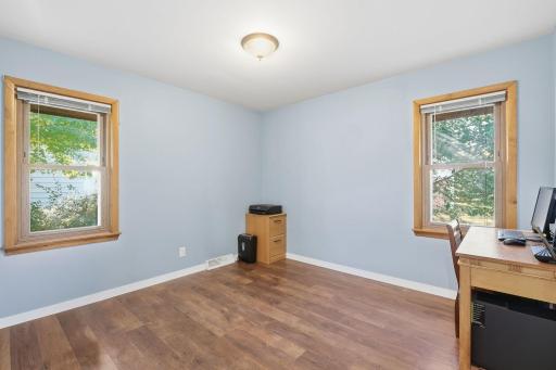 2nd main floor bedroom also includes nice vinyl flooring.