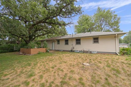 Spacious, flat backyard with plenty of room to enjoy.