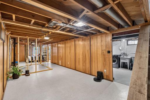 Unfinished lower level offers a head start and potential to create additional living space!
