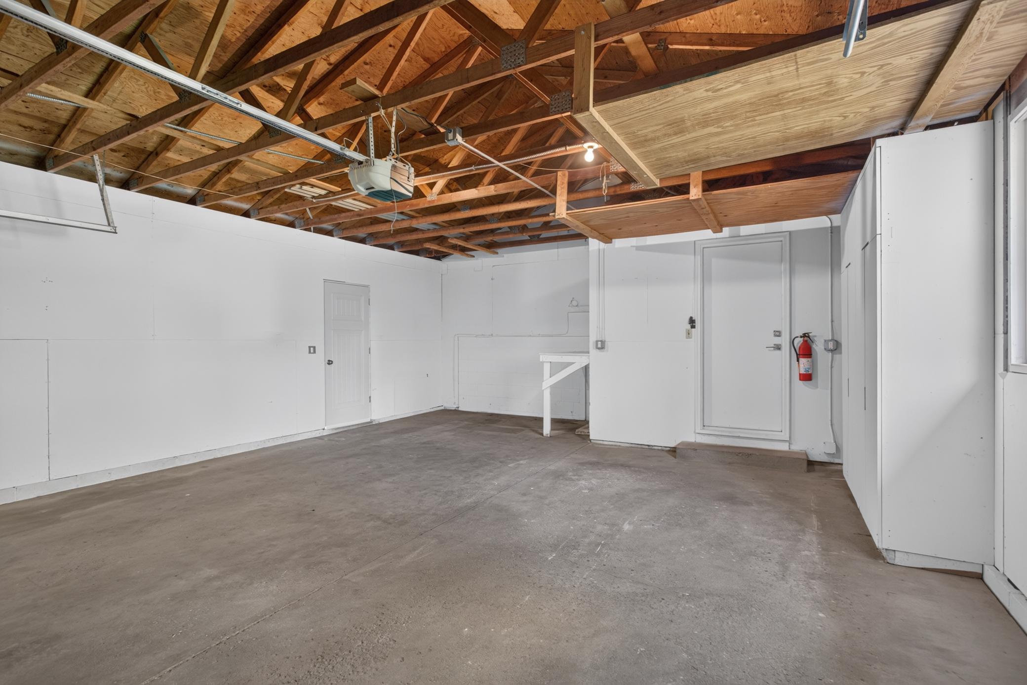 2 car attached garage