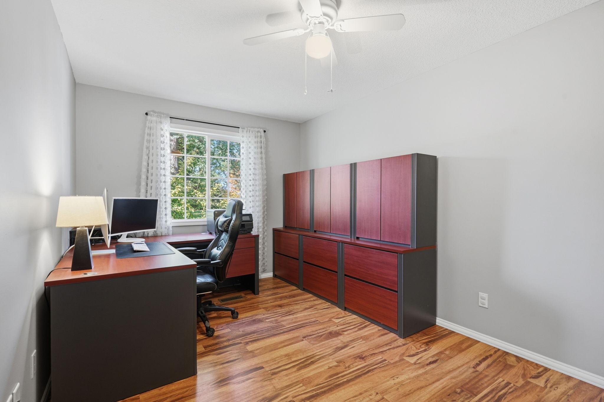 Bedroom 2 on the main floor, offers a large closet for extra storage!