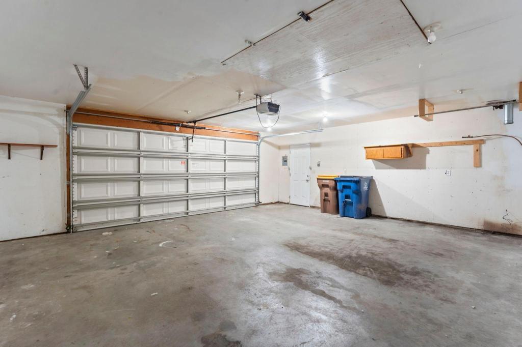 Large 2 car garage