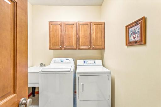 Laundry on the Main Level off the Garage makes a perfect mudroom