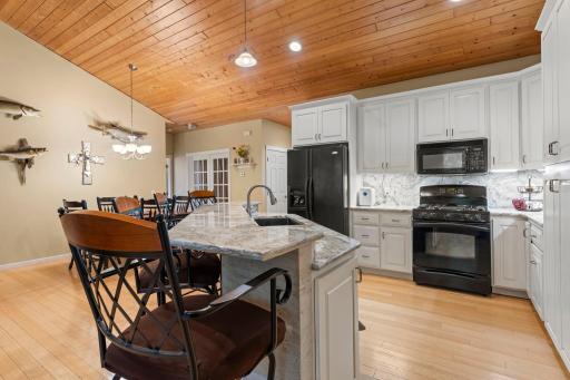 Luxurious Marble counters and back splash