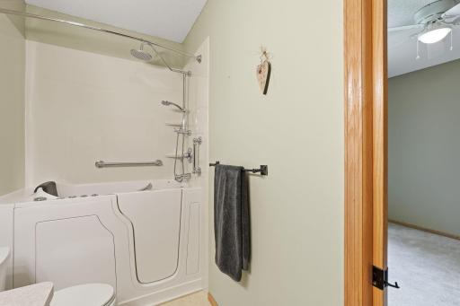 Step-in tub shower spa, new and ready for your pleasure