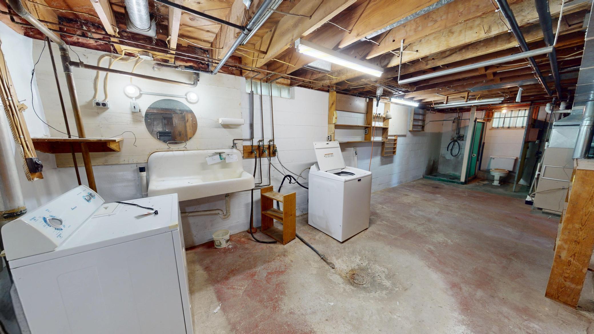 Laundry area