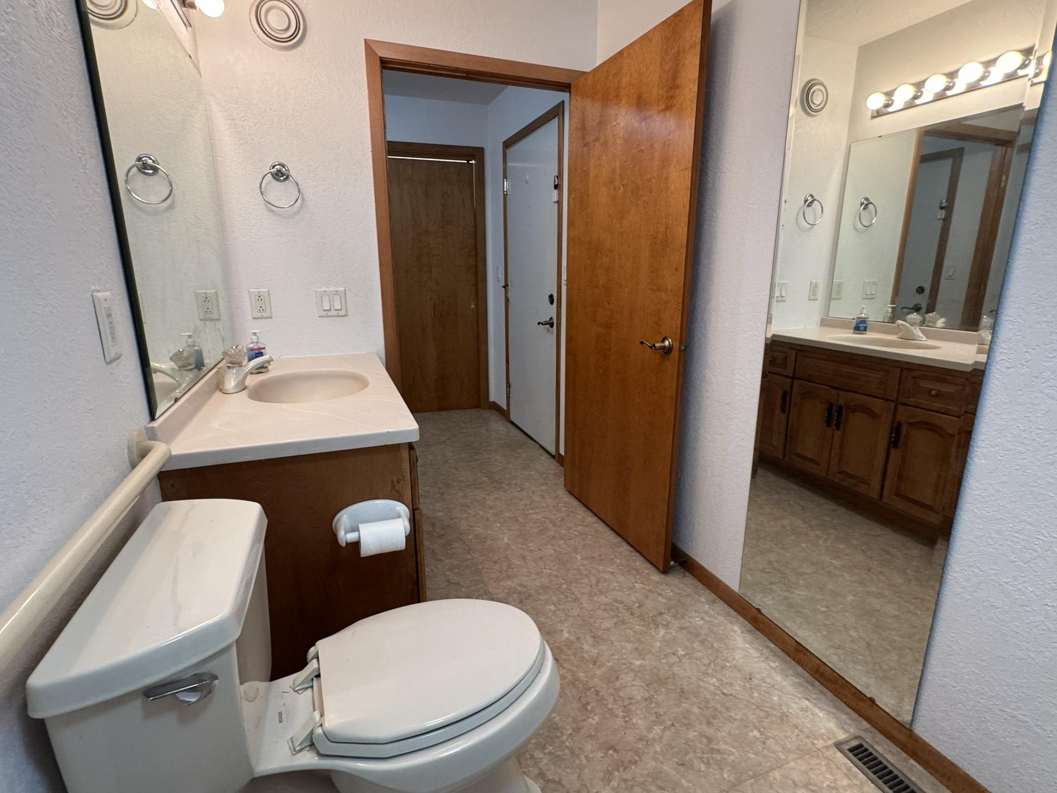 Laundry/Bathroom off Garage