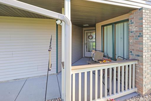 An inviting front entry leads you into the home.