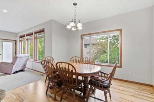Large windows fill the space with abundant natural light.