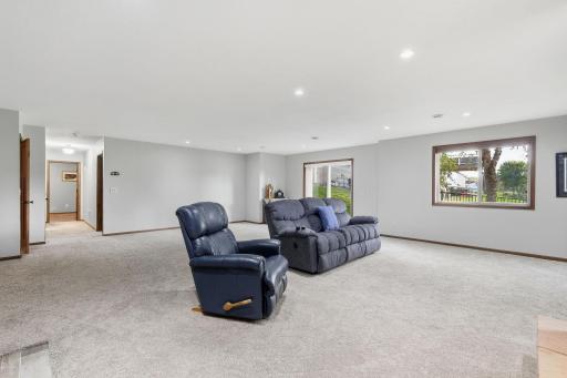 You could easily divide this family room space as well