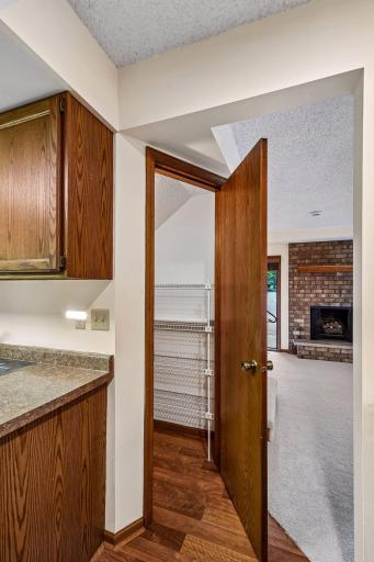 Very large pantry just off the kitchen - so much storage!