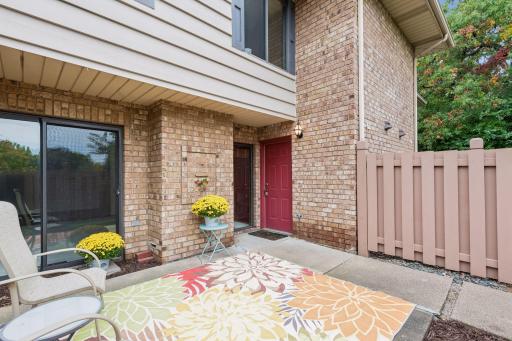 Warm earth tones create a welcoming feel.