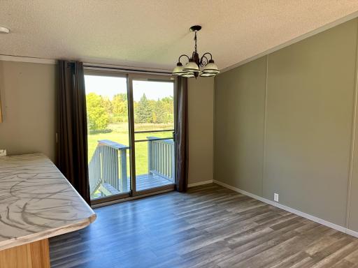 Patio Door Walks Out to Private Back Yard