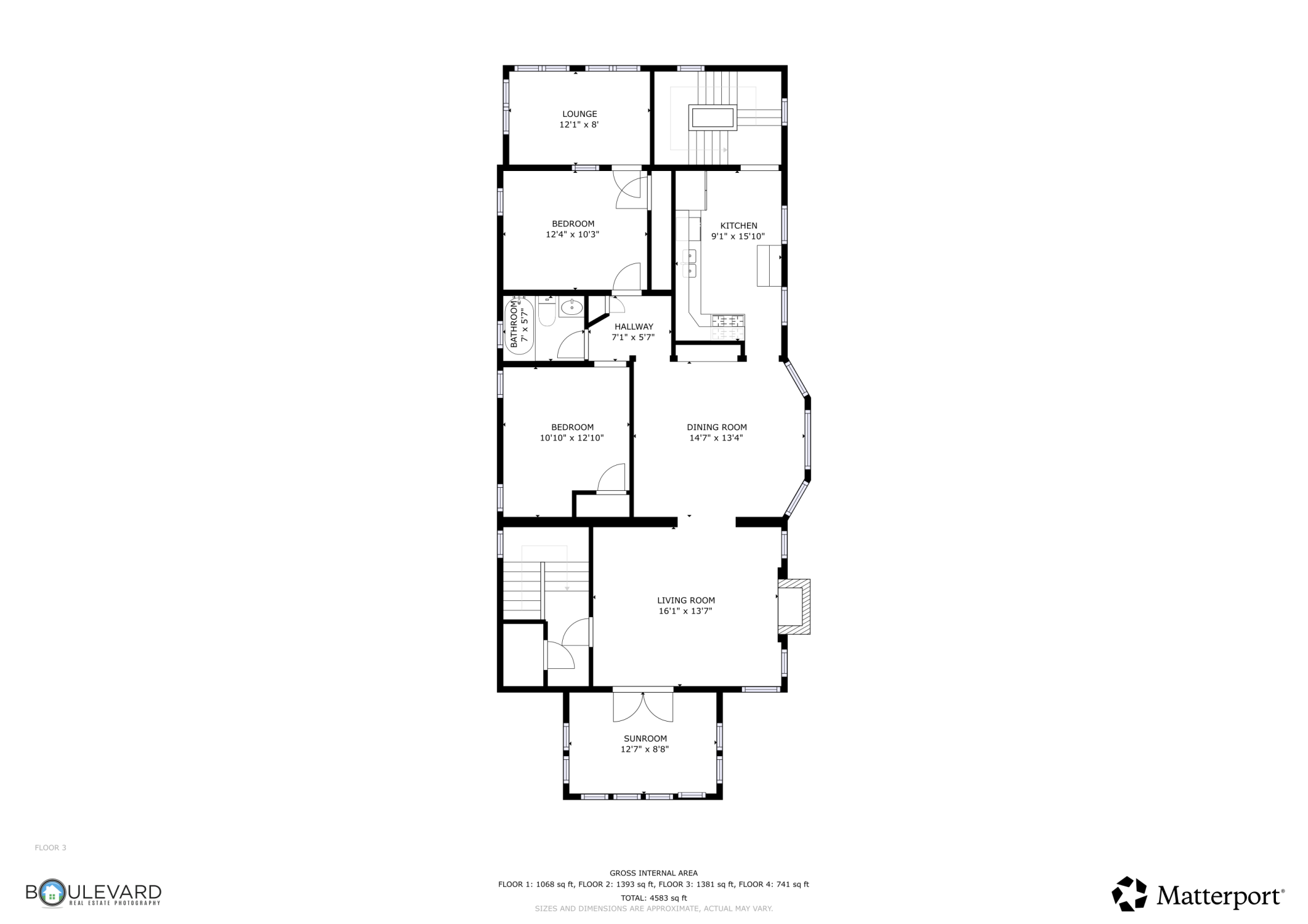 Unit 2 Floor Plan- 2nd Level