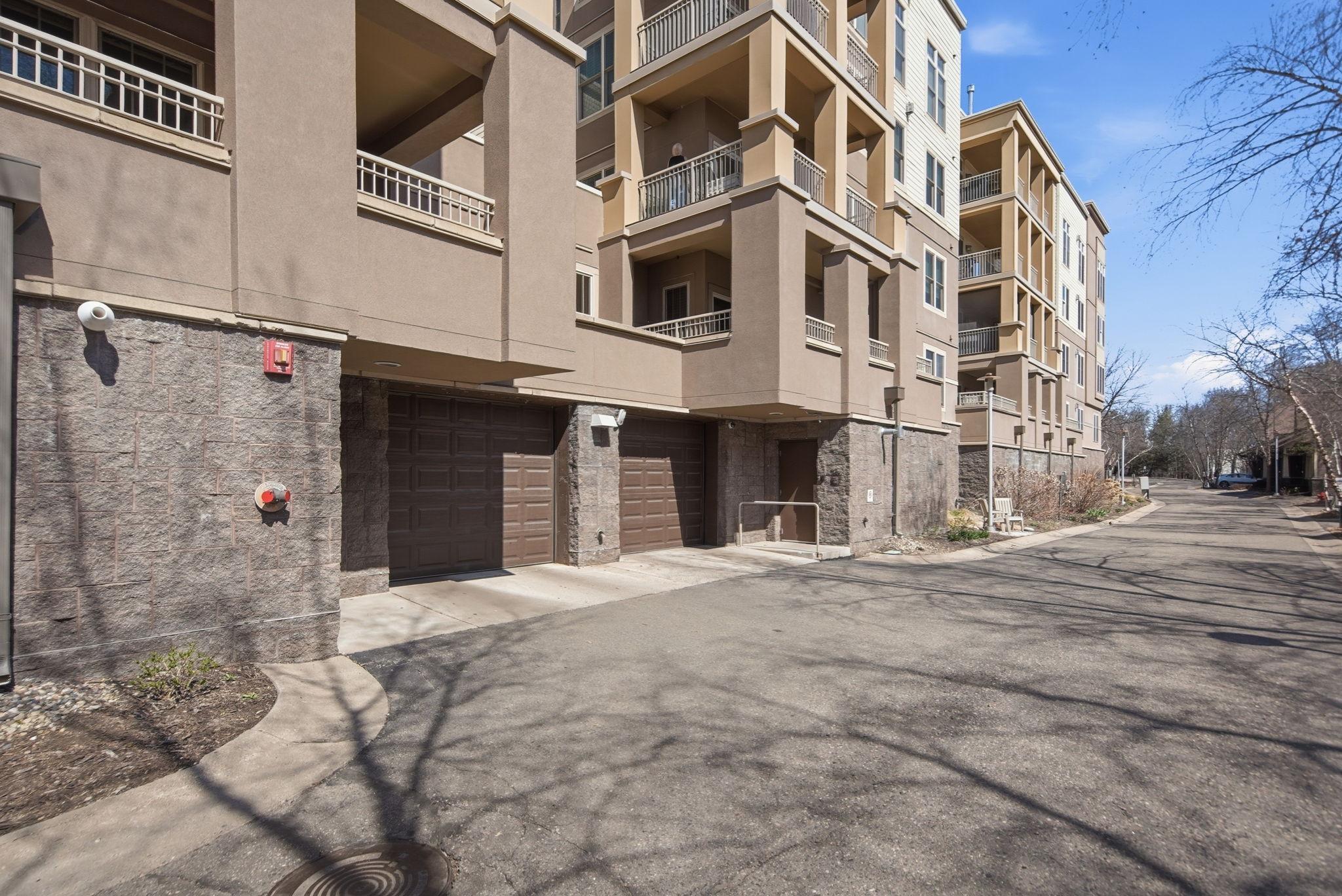 Heated underground garage