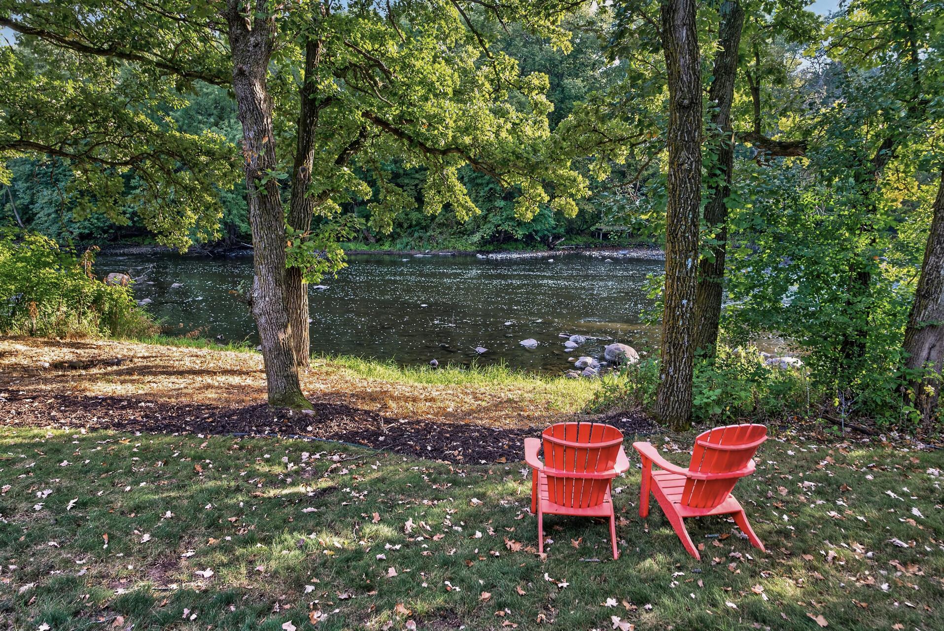 Tranquil River Bank!