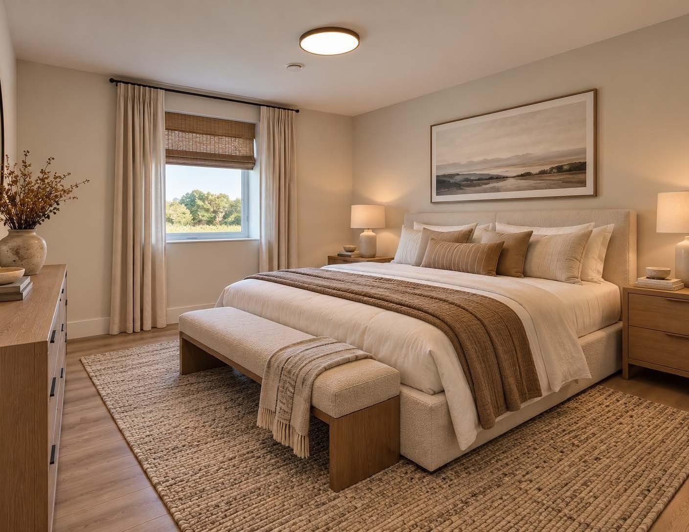 1st Basement Bedrooms. Virtual Staging