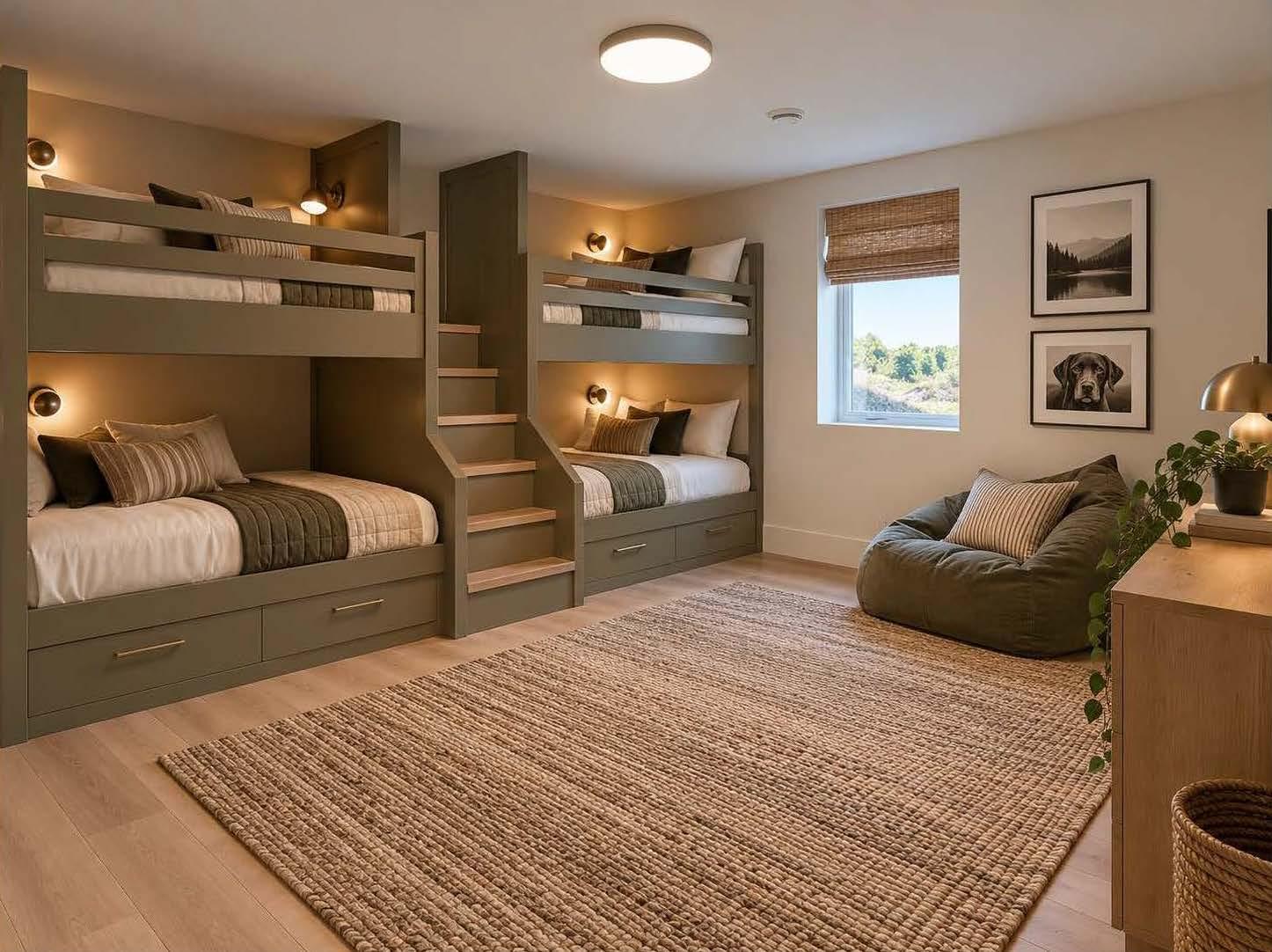 2nd Basement Bedroom. Virtual Staging