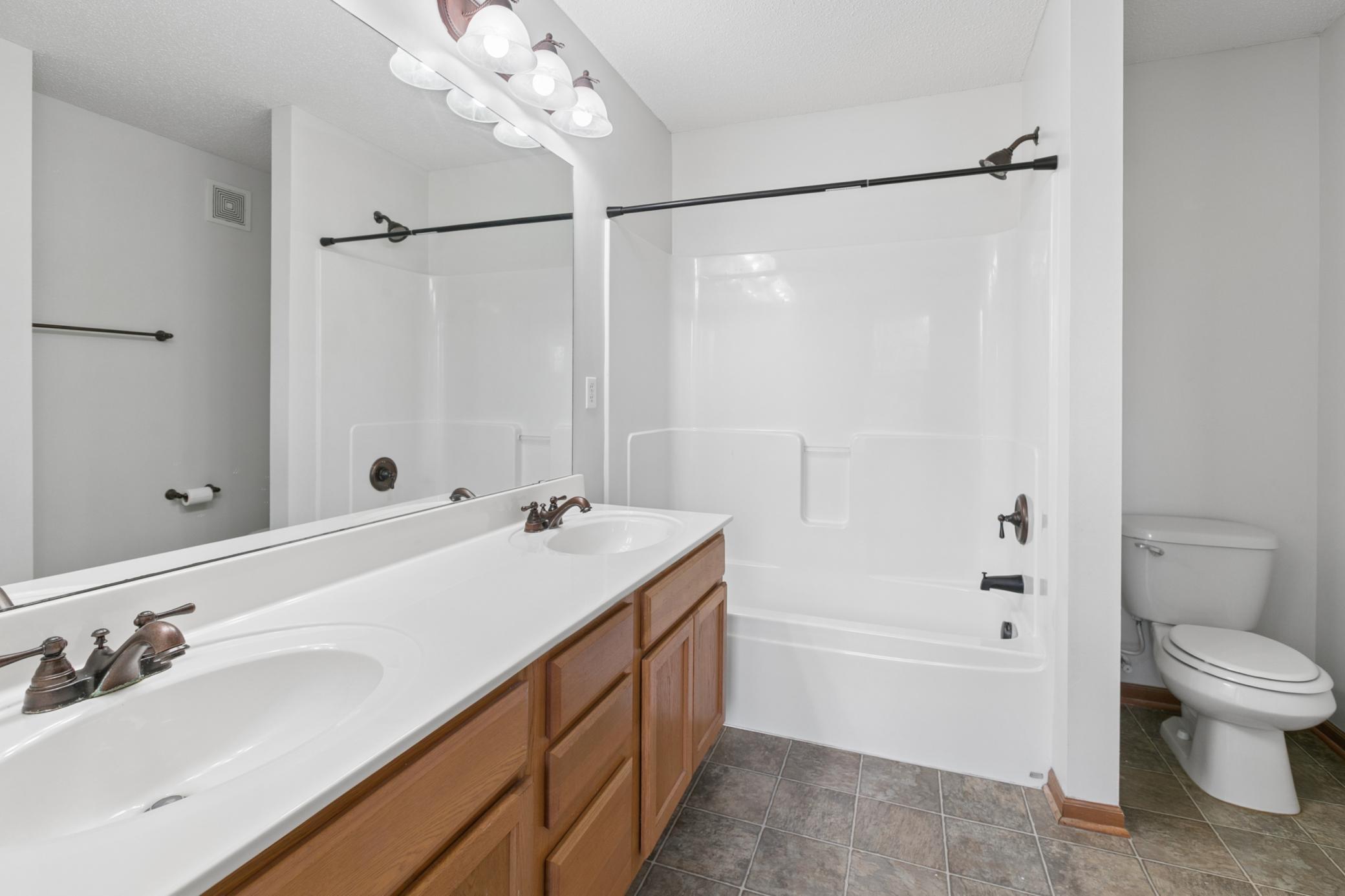 Double Sink in Primary Bathroom