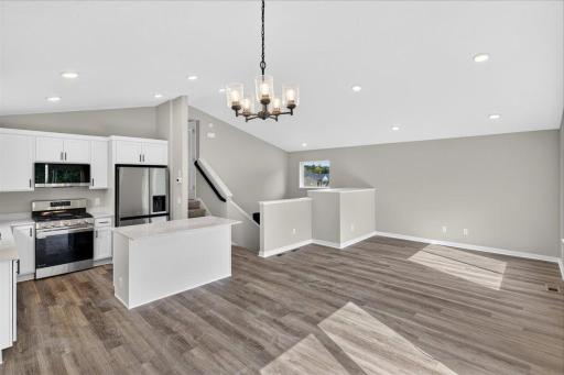 Photo taken of another home with similar plan and finishes.