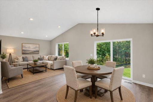 Photo taken of another home with similar plan and finishes. Virtually Staged.