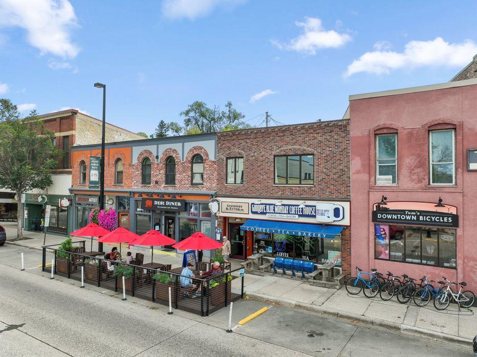 Bike, walk, shop, and eat in downtown Northfield.