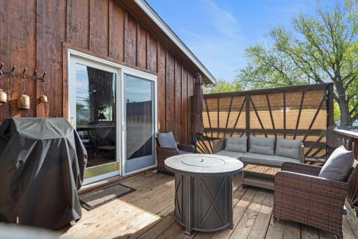 Huge deck