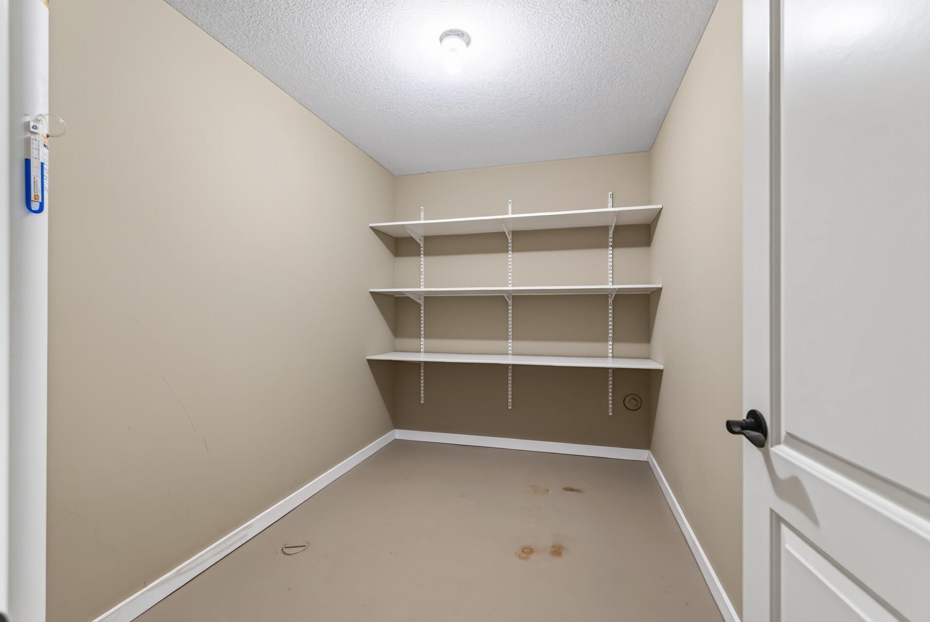 An impressive amount of dedicated storage space keeps everything organized and out of sight—a luxury that makes everyday living that much easier.