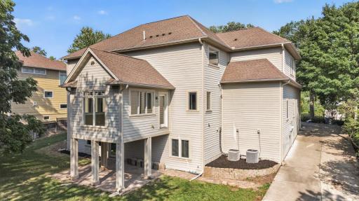 The sunroom is already poised for future outdoor living, with a doorway in place and ready to connect to a deck designed entirely to your vision.