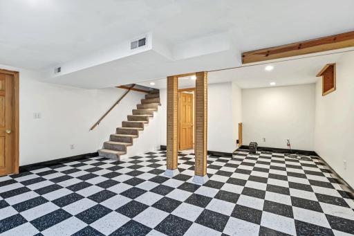 Finished lower level - a huge space great for hanging out